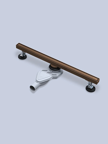 Душевой трап (лоток) AltroBagno Supremo 071231 RaSp ( 60), матовая медь