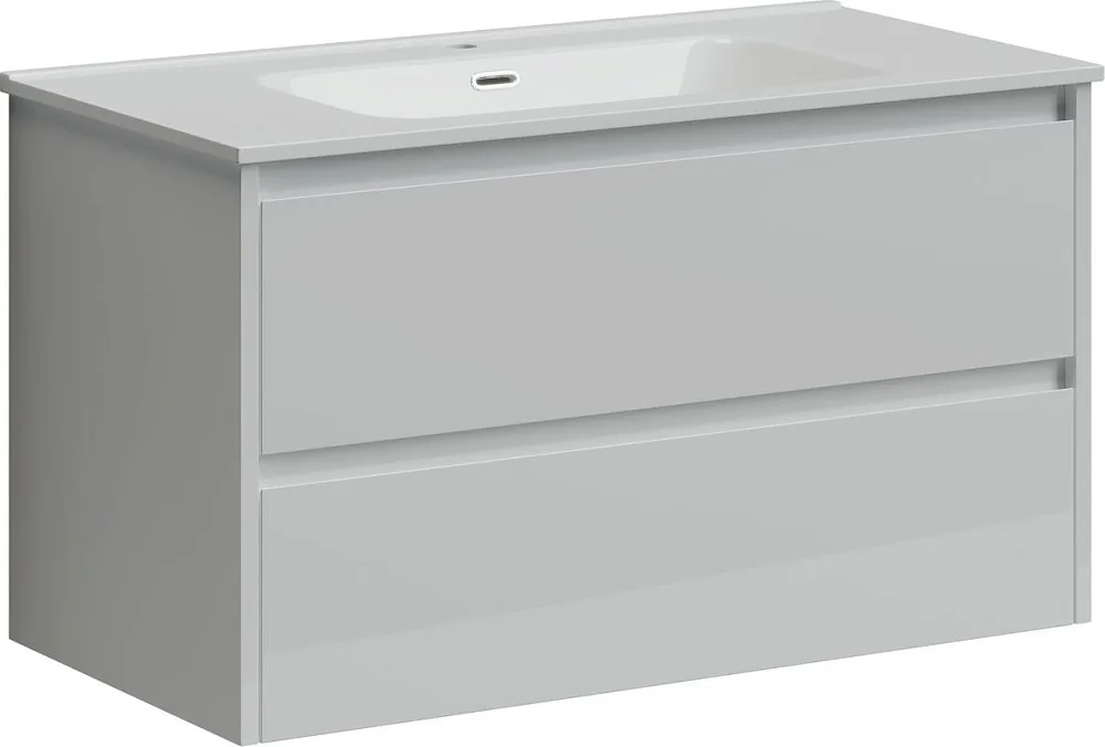 Тумба под раковину Sancos Libra 90 подвесная белый глянец, LB90W Sancos — официальный сайт