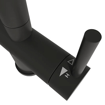 Смеситель для кухни Emar Steel ЕСВ 7017 black