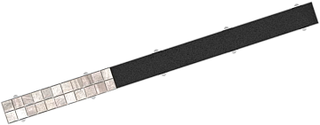 Душевой трап (лоток) AlcaPlast APZ13 -950, 95 см