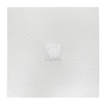Поддон для душа BelBagno Uno TRAY-MR-UNO-A-90-35-W-BO 90х90, белый, с сифоном