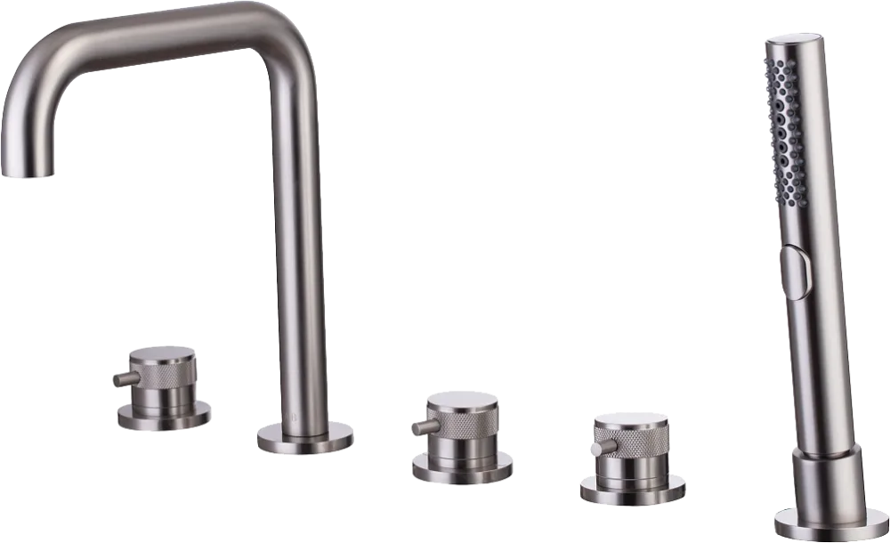 Смеситель на борт ванны Allen Brau Priority 5.31007-BN, брашированный никель Sancos — официальный сайт