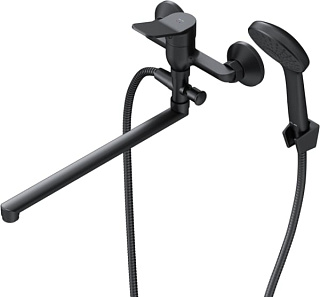 Смеситель для ванны с душем AM.PM X-Joy F85A90122, черный