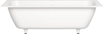 Ванна из искусственного камня Salini Orlanda Axis S-Sense 190x80 см, встраиваемая, матовая белая, на