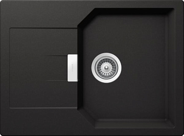 Мойка кухонная Schock Manhattan 45D Cristalite неро