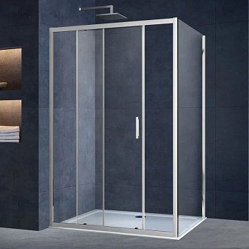 Душевой уголок Vincea Alpha VSR-3AL8013CL 130х80 см, профиль хром