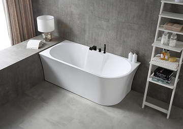Акриловая ванна Abber 170x80 см, левая, AB9335-1.7 L