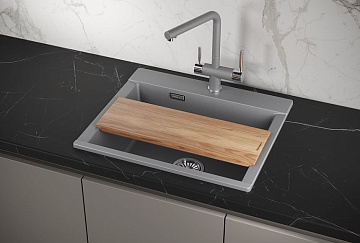 Мойка кухонная Granula Estetica 5804, алюминиум