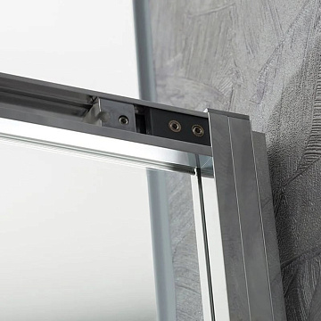 Душевой уголок Vincea Slim-U VSR-2SU9012CL 120x90 см, профиль хром, стекло прозрачное