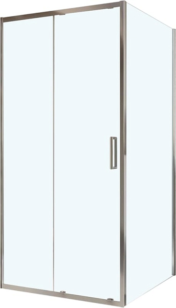 Душевой уголок BelBagno Luce A-1-100/100-C-Cr профиль хром, стекло прозрачное