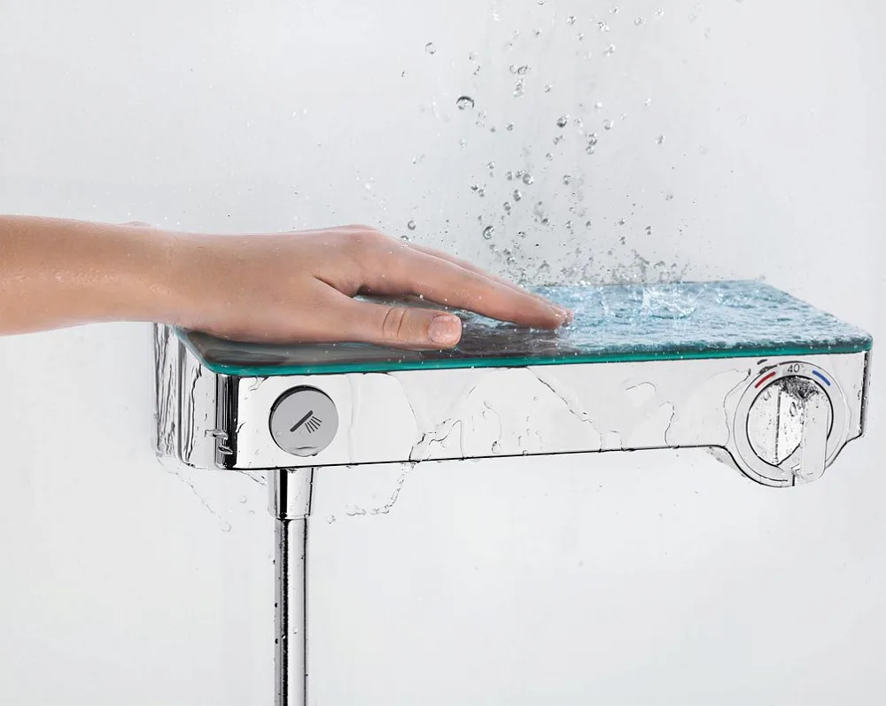 Термостатический смеситель Hansgrohe Ecostat Select 13171000 для душа Sancos — официальный сайт