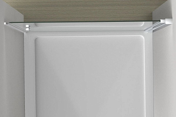 Душевая дверь в нишу Vincea Alpha VDP-3AL100CL 100x195, профиль хром