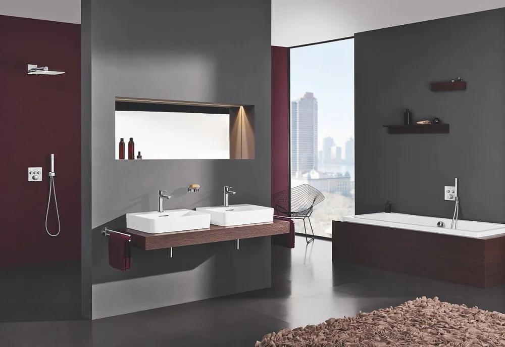 Термостатический смеситель встраиваемый Grohe Grohtherm SmartControl 29125000 для душа Sancos — официальный сайт
