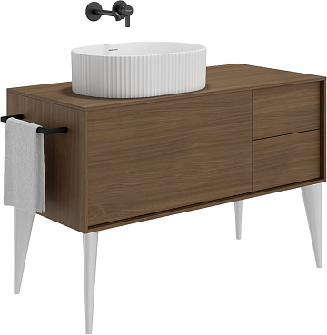 Накладная раковина KERAMA MARAZZI Vento 50 белая матовая