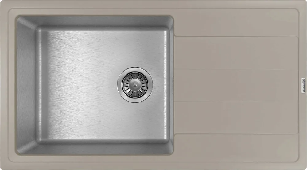 Мойка кухонная Florentina Комби 860 грей Sancos — официальный сайт