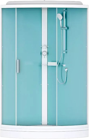 Душевая кабина AM.PM X-Joy W88C-401-100WT с крышей, белый