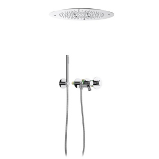 Душевой комплект Timo Petruma SX-2358/00SM, С ВНУТРЕННЕЙ ЧАСТЬЮ, с термостатом, хром