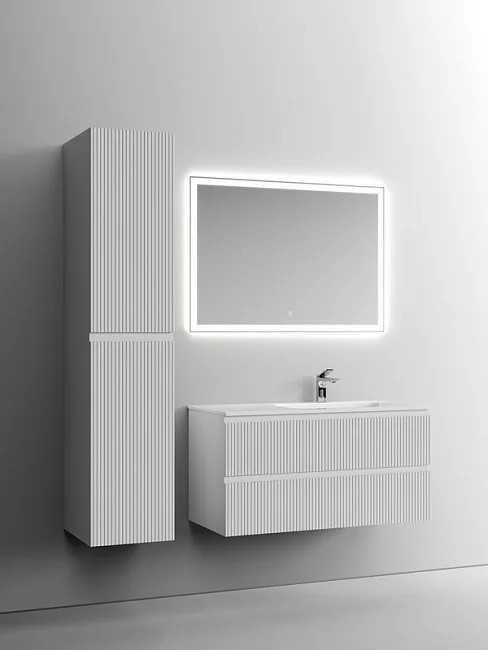 Тумба под раковину Sancos Snob T 100 подвесная Bianco (белый), SNT100RW Sancos — Оригинал
