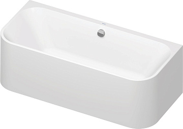 Акриловая ванна Duravit Happy D.2 700318 180x80 см, пристенная, белая, на ножках