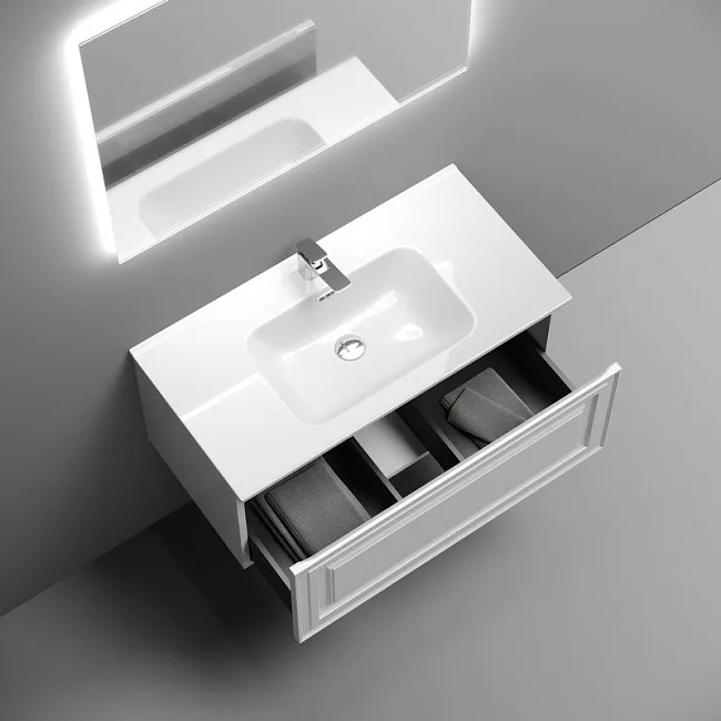Тумба под раковину Sancos подвесная Very 90 Bianco VR90W Sancos — Оригинал