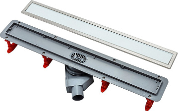 Душевой трап (лоток) Pestan Confluo Premium Line 750, белое стекло/сталь