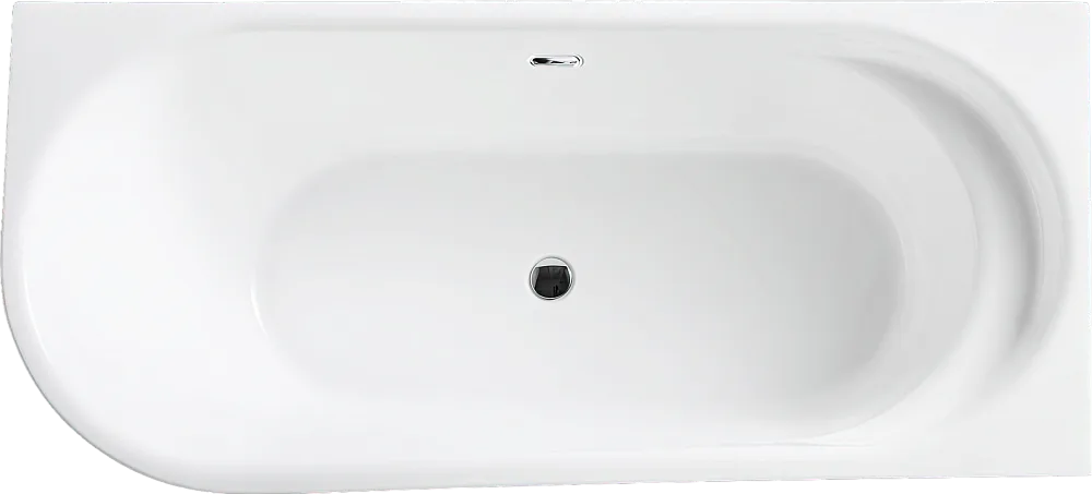 Акриловая ванна BelBagno BB410-1500-780-R без опоры 150x80 см, правая, пристенная, белая, со сливом- Sancos — официальный сайт