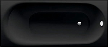 Стальная ванна Bette Comodo 180x80 см, встраиваемая, черная матовая, с самоочищающимся покрытием
