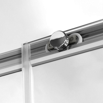Душевая дверь в нишу Vincea Slim-U VDS-2SU130CL 130 см, профиль хром, стекло прозрачное