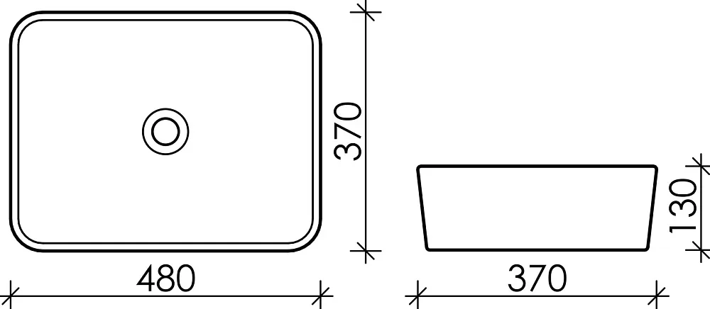 Накладная раковина Ceramicanova Element CN6037 Sancos — официальный сайт