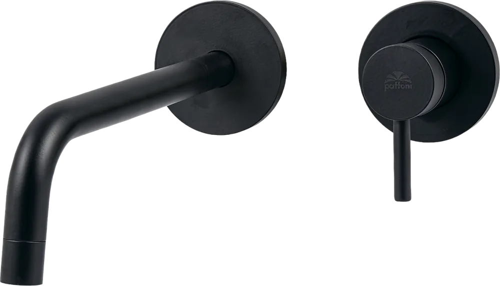 Смеситель для раковины Paffoni Light LIG006NO70 с ВНУТРЕННЕЙ ЧАСТЬЮ черный Sancos — официальный сайт