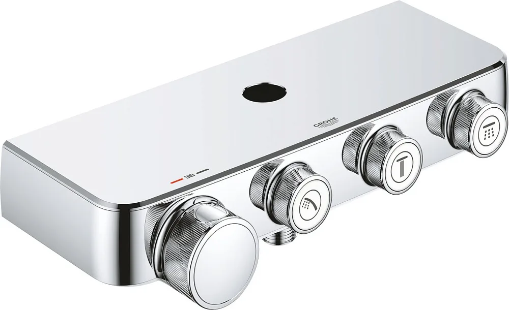 Душевая стойка Grohe Euphoria SmartControl 310 Duo 26507000, с термостатом Sancos — официальный сайт