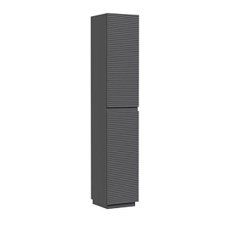 Шкаф-пенал для ванной напольный Sancos Folk Floor 350х350х1880 мм, Grey soft