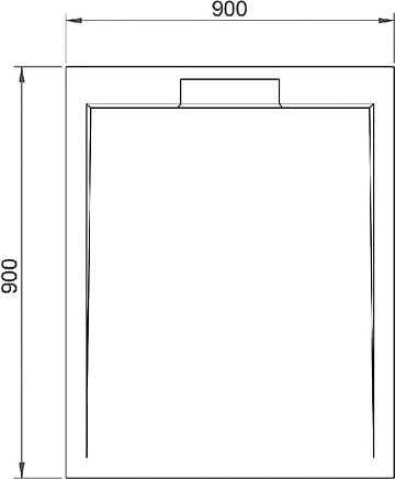 Поддон для душа RGW Stone Tray STL MW 90x90, белый мрамор