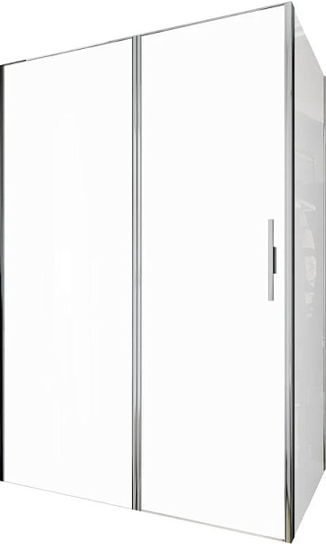 Душевой уголок Allen Brau Priority 140x80, профиль хром, стекло прозрачное