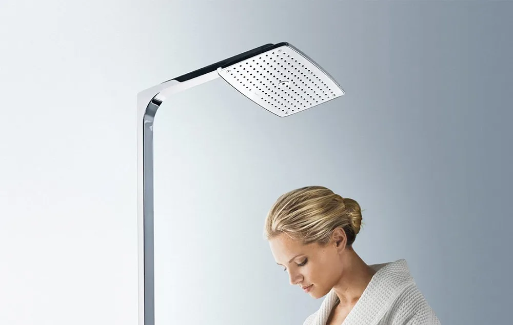 Душевая стойка Hansgrohe Raindance Select E 27112000, Showerpipe, хром Sancos — официальный сайт