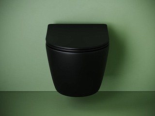 Подвесной унитаз Ceramicanova Uno смыв Торнадо CN11001TMB черный матовый