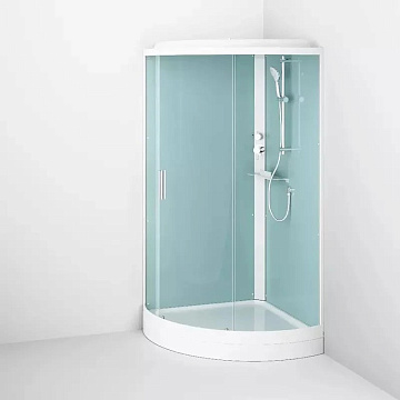 Душевая кабина AM.PM X-Joy W88C-401-100WT с крышей, белый