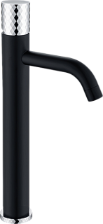 Смеситель для раковины Boheme Stick 122-BCR black diamond chrome