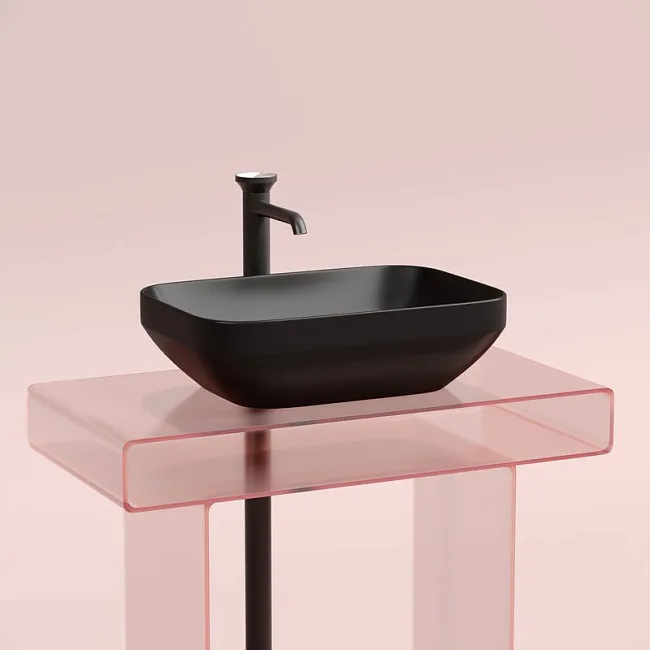 Накладная раковина Ceramicanova Element CN6055MB черная матовая Sancos — Оригинал