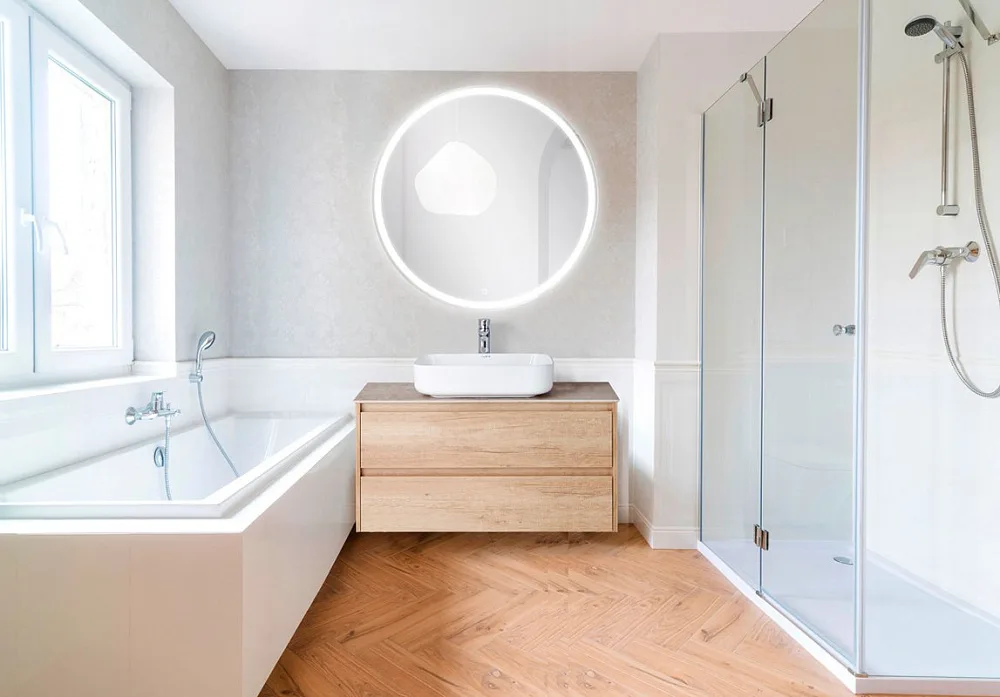 Зеркало круглое BelBagno SPC-RNG-1000-LED-TCH Sancos — официальный сайт