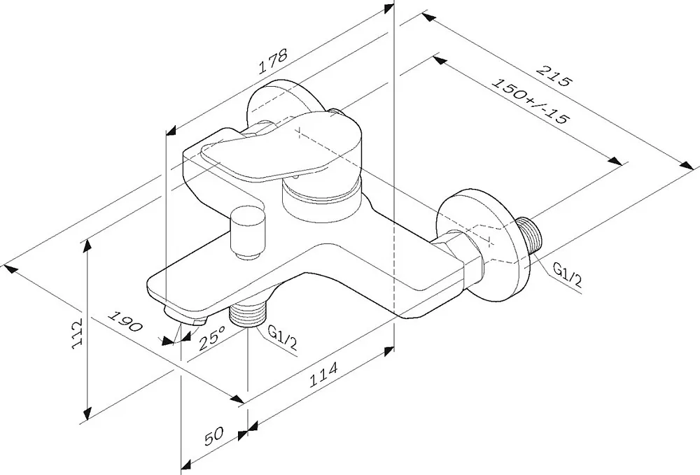 Смеситель для ванны с душем AM.PM X-Joy F85A10022, черный Sancos — официальный сайт