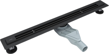 Душевой трап (лоток) Esbano Slim Line 60 cм, матовый черный