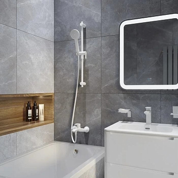 Душевой шланг IDDIS Optima Home OPH20WLi19, 200 см, белый матовый