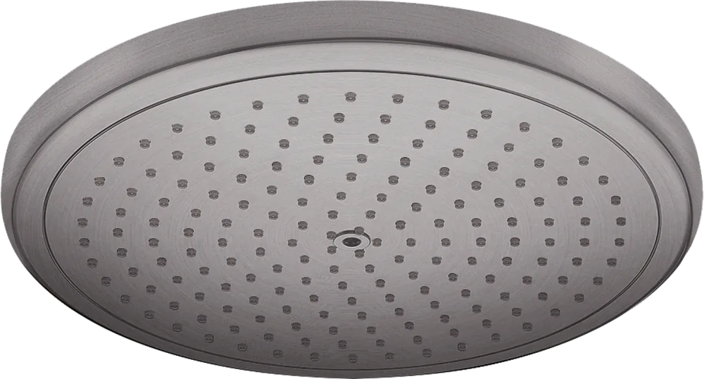 Верхний душ Hansgrohe Croma 280 1jet 26220340 шлифованный черный хром Sancos — официальный сайт