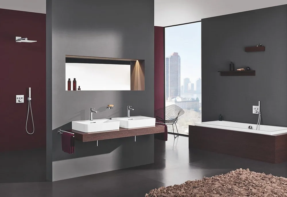 Верхний душ Grohe Rainshower SmartActive Cube 26479000 Sancos — официальный сайт