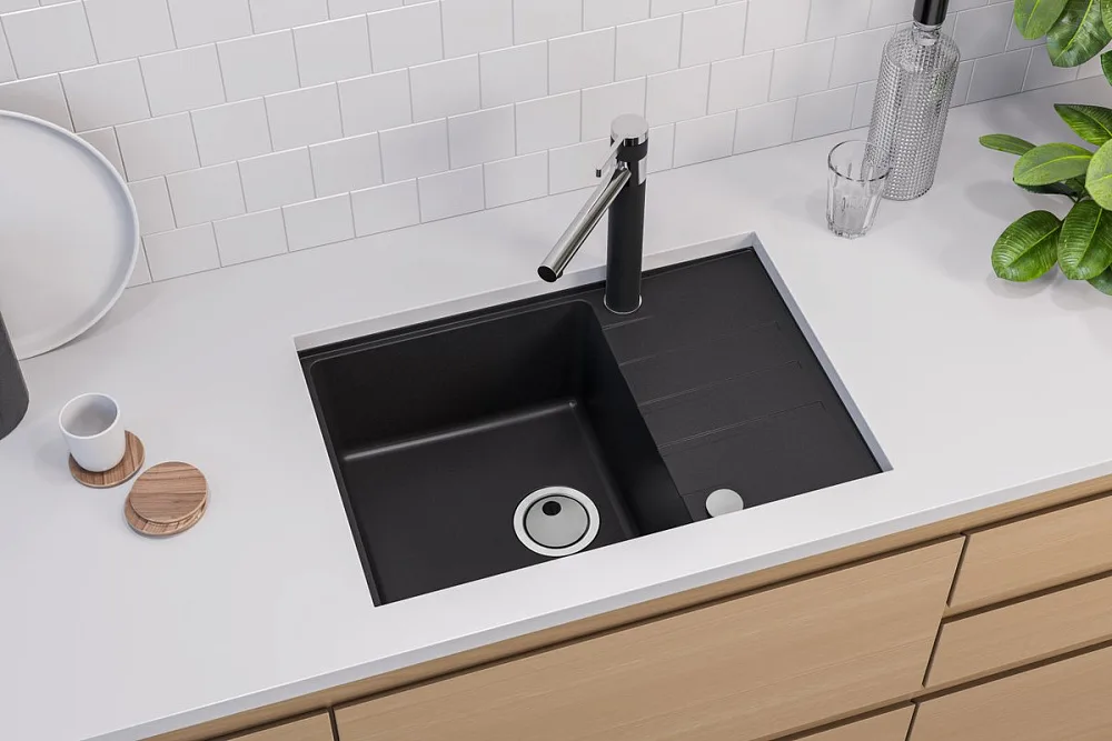 Мойка кухонная Alveus Intermezzo 40 1144968 carbon Sancos — официальный сайт