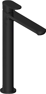 Смеситель для раковины Gattoni H2OMIX 7000 7007070NO черный матовый, с донным клапаном