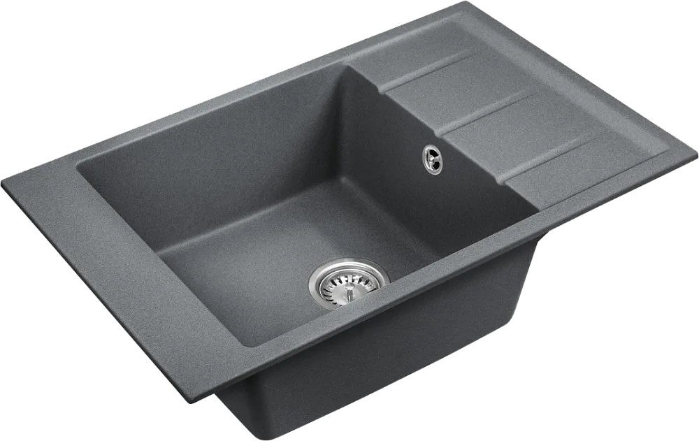Мойка кухонная Emar Quartz EMQ-1780.Q, антрацит Sancos — официальный сайт