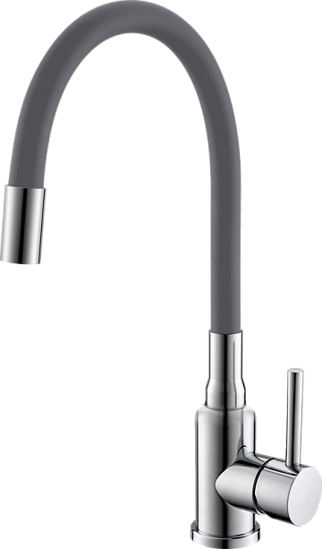 Смеситель для кухни Alveus Flexa 1147022 серый