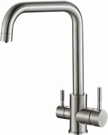 Смеситель для кухни Steel Hammer SH 715 INOX